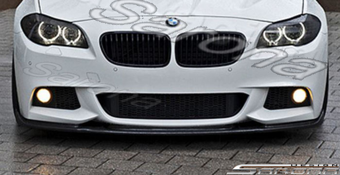 Custom BMW 5 Series  Sedan Front Lip/Splitter (2011 - 2013) - $650.00 (Part #BM-038-FA)